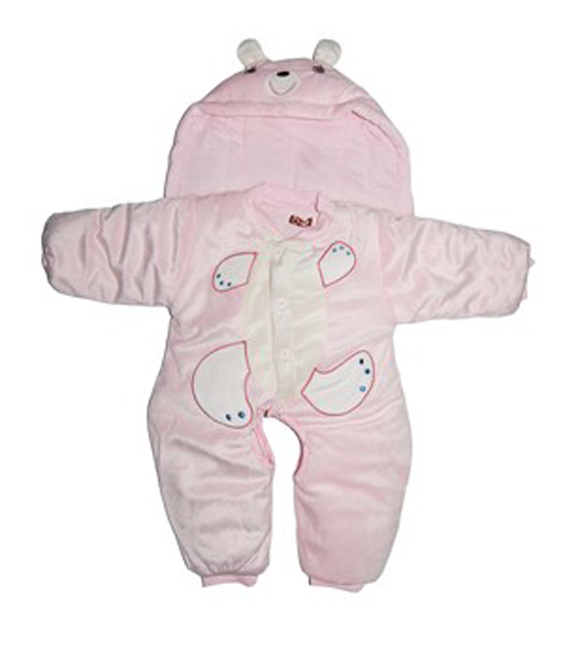 嬰比迪卡通開襠哈衣