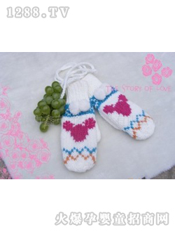 愛(ài)洋洋紅色米奇手套